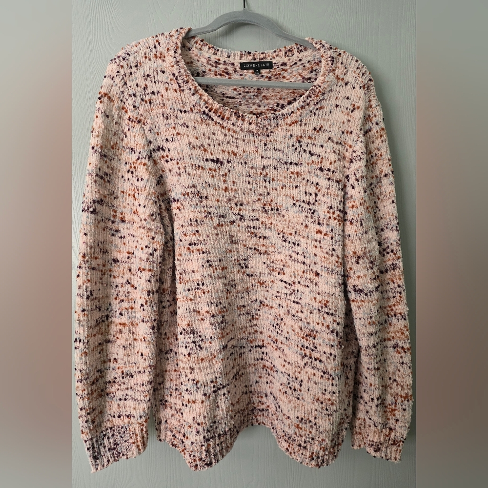 Love Ellie Speckled Knit Sweater